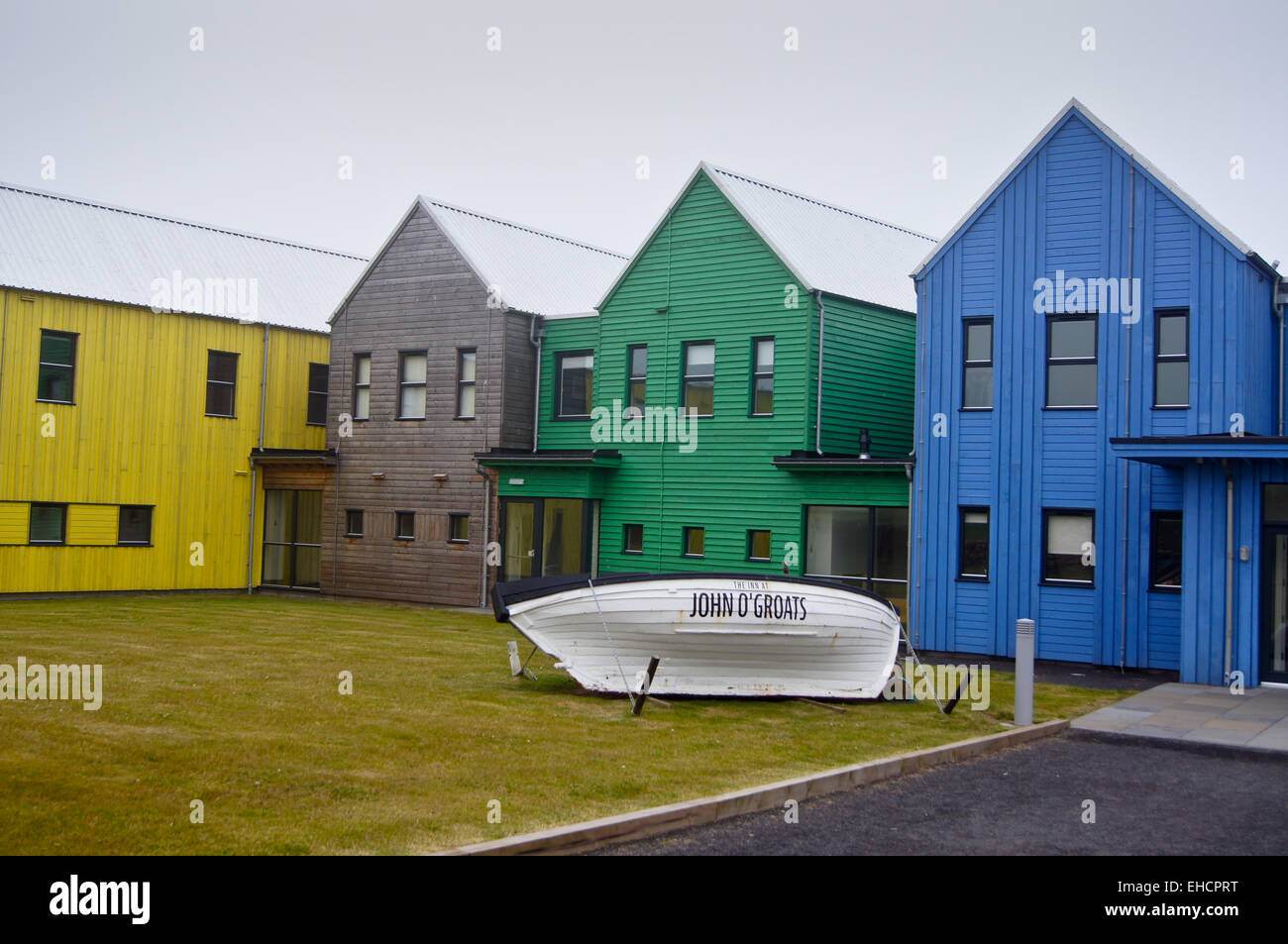 Inn at John O' Groats, Caithness, Schottland Stockfoto