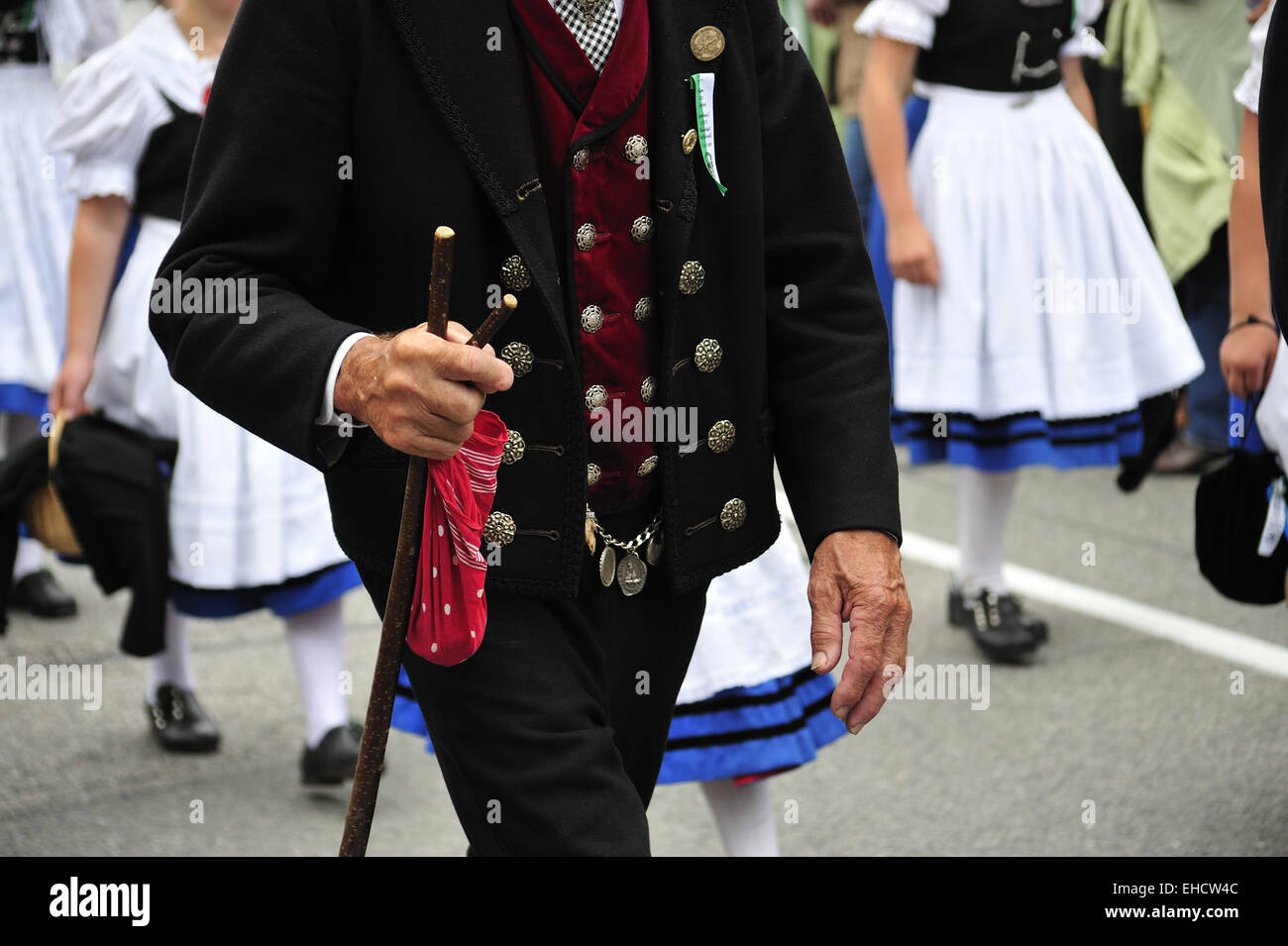 Bayerische Tracht Stockfoto