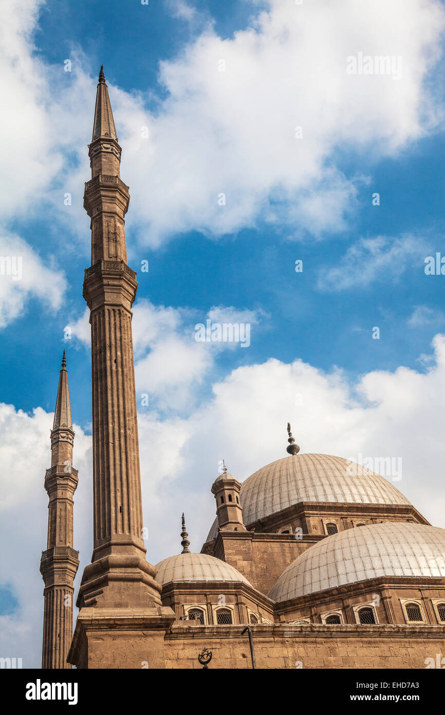 Die Kuppeln und Minarette der großen Moschee von Muhammad Ali Pasha