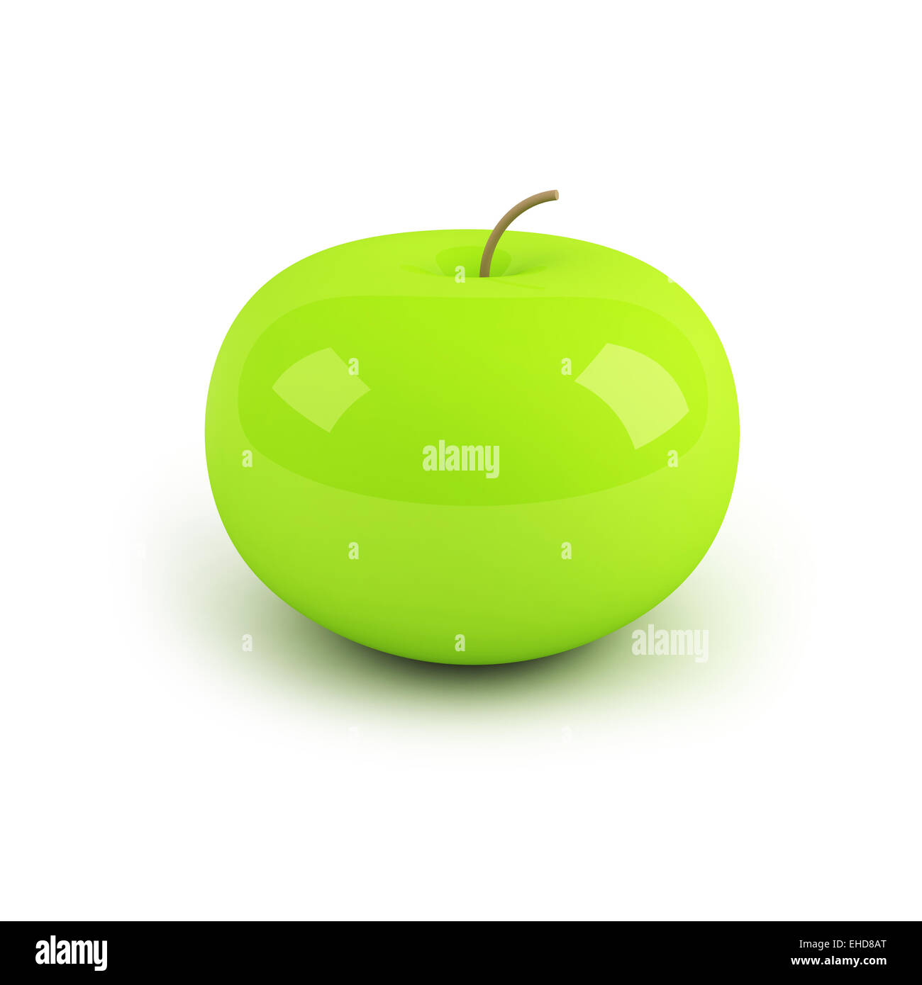 3D apple Stockfoto