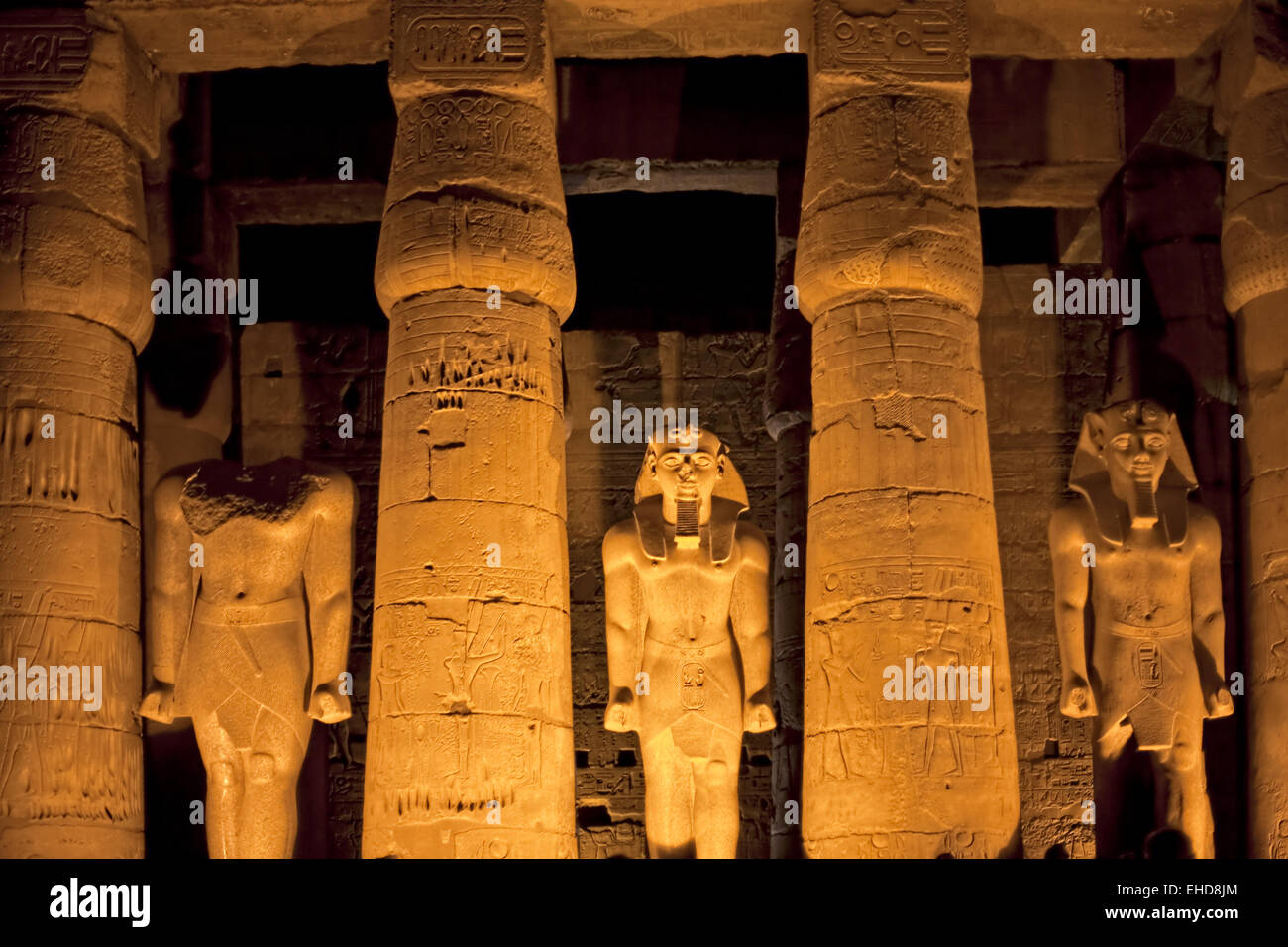 Ägypten - Luxor-Tempel Stockfoto