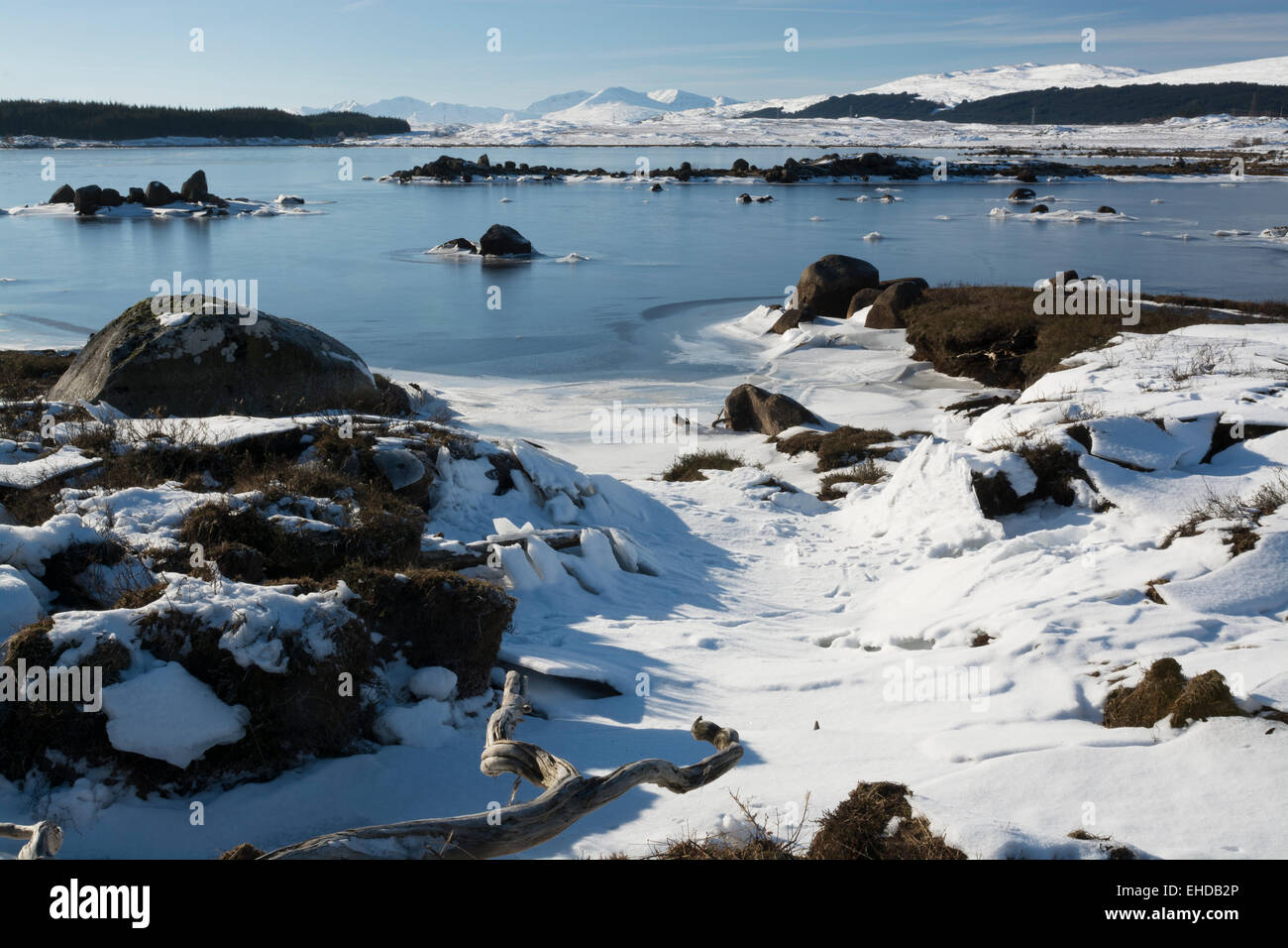 Eigheach Gaur Reservoir Loch Rannoch perthshire Stockfoto