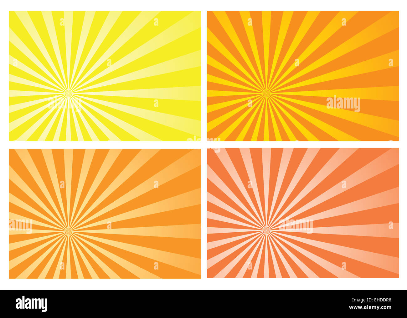 Sun Ray Hintergrund Stockfoto