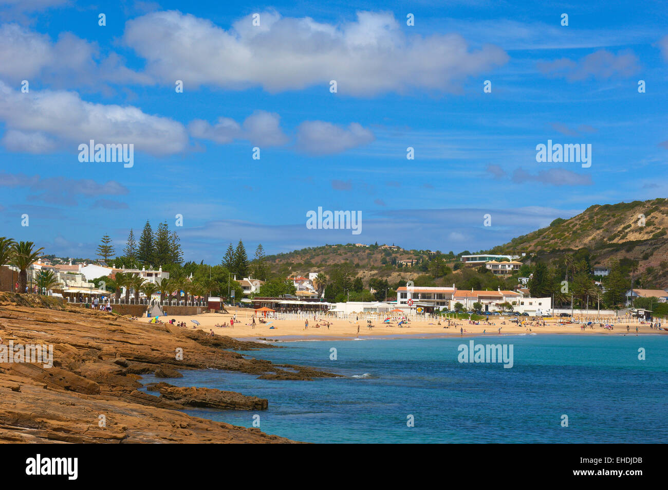 Praia da Luz, Algarve, Portugal, Europa Stockfoto