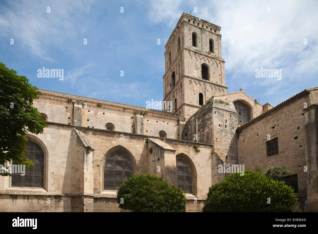 Saint-Trophime Kirche, place De La Republique, Arles, Camargue, Provence, Frankreich Stockfoto