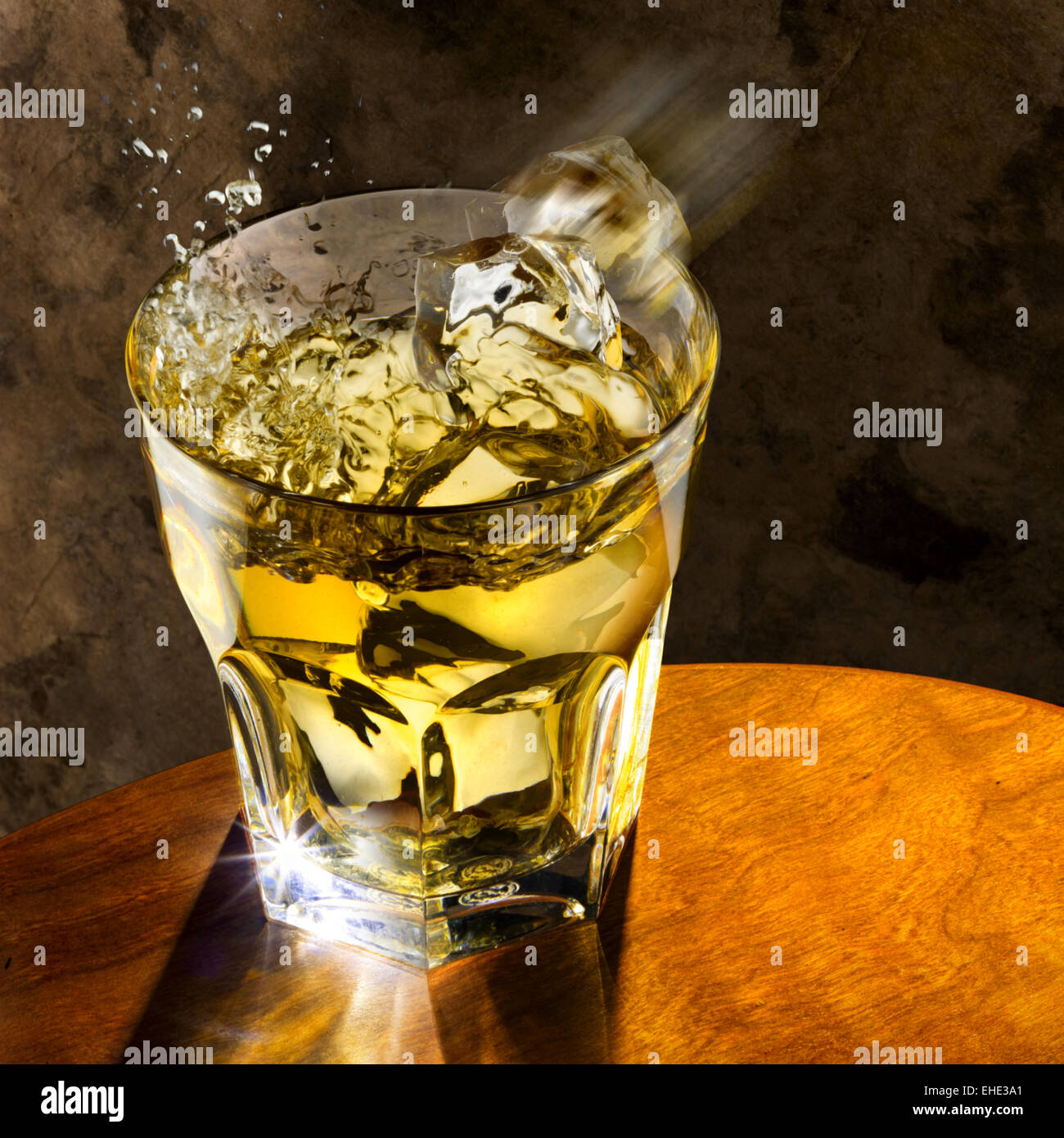 Scotch-Glas Stockfoto