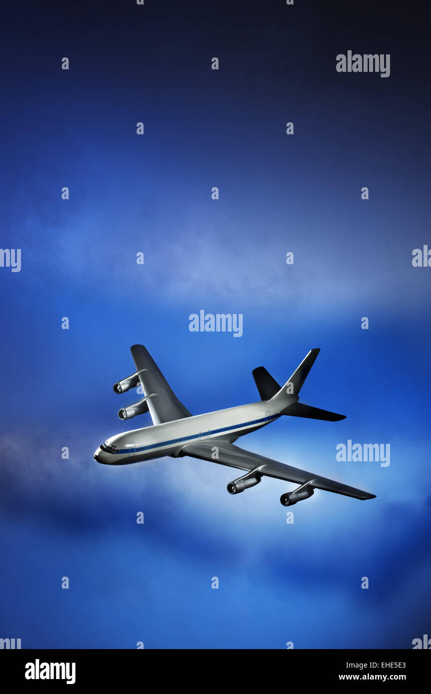 Jet-Flugzeug Stockfoto