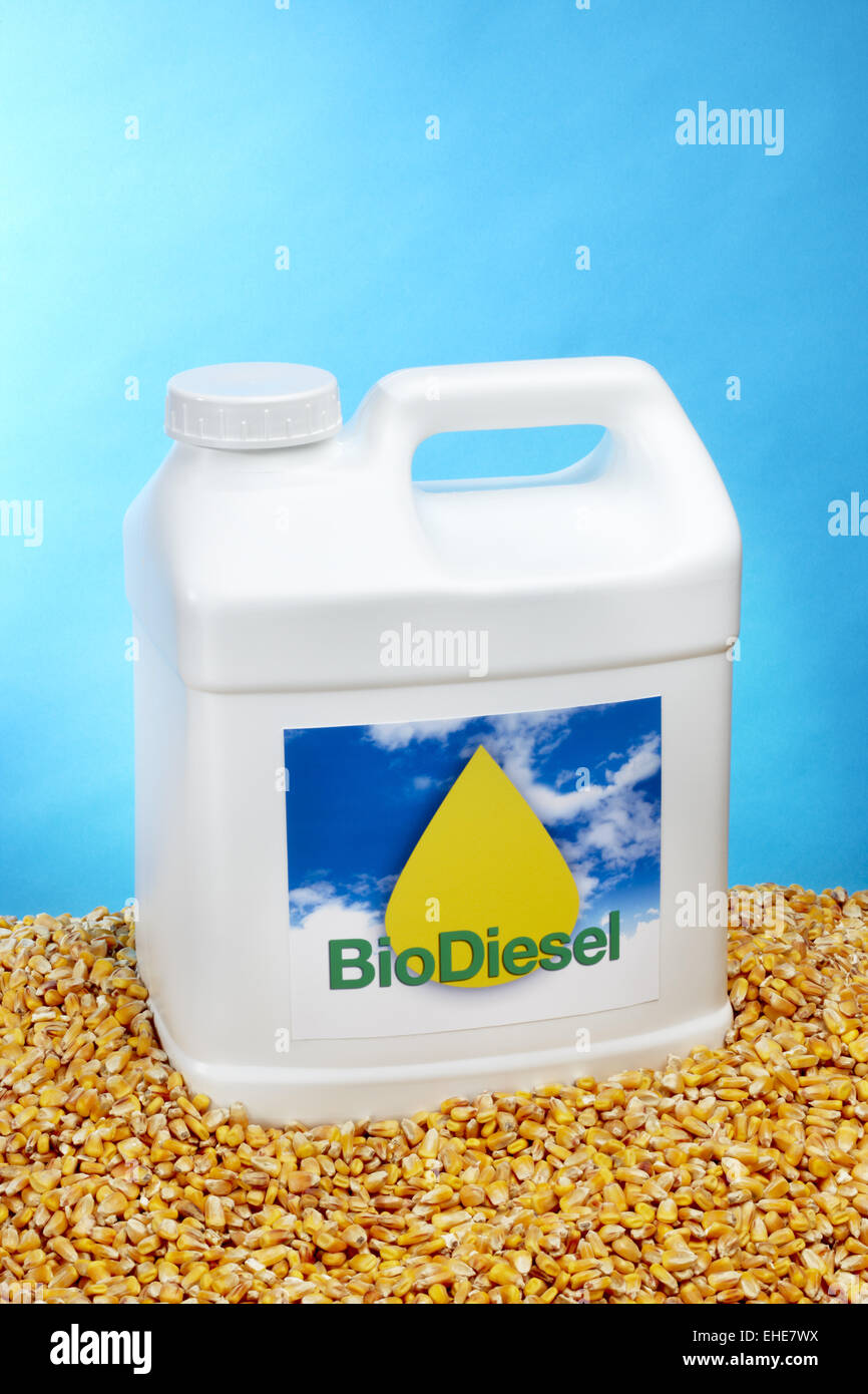 Gallonen Biodiesel Stockfoto