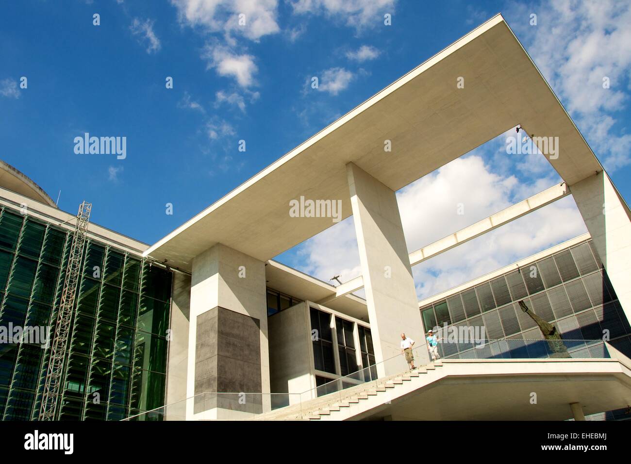 Architektur-Regierungsviertel in Berlin Stockfoto