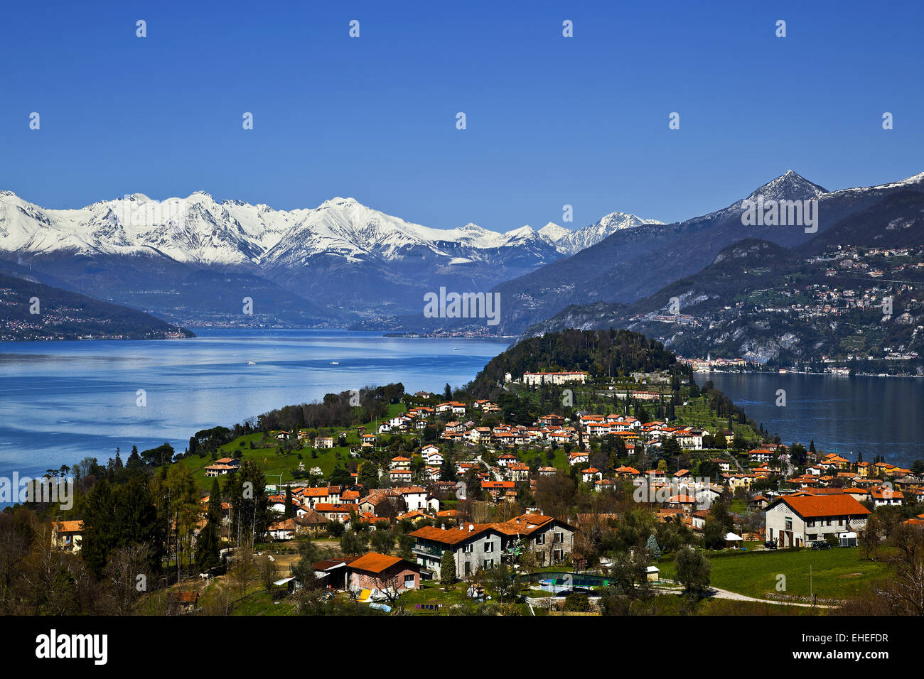 Bellagio, Comer See, Lombardei, Italien Stockfoto