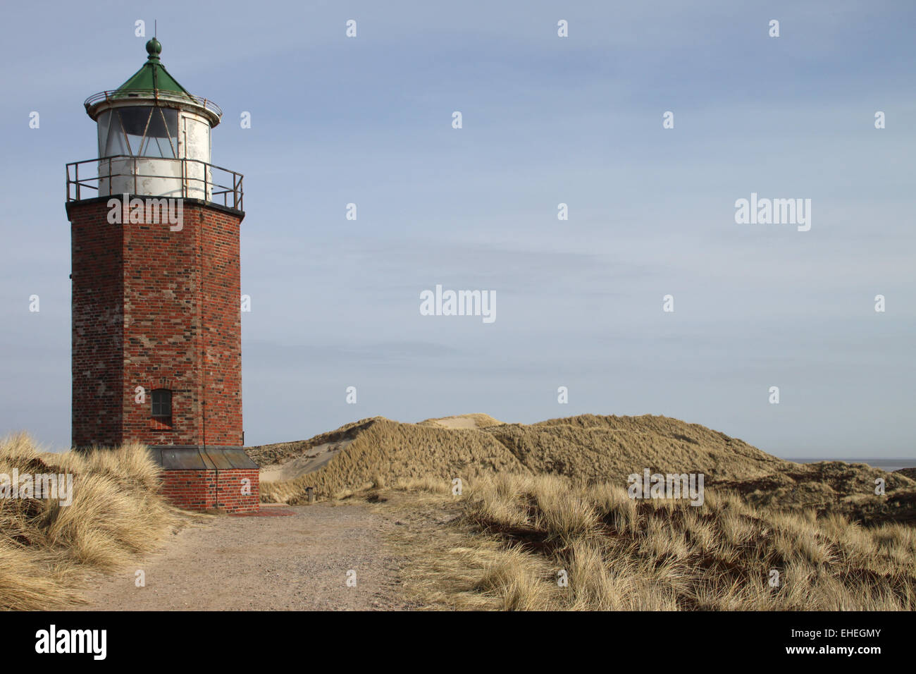 Leuchtturm Kampen, Sylt Stockfoto