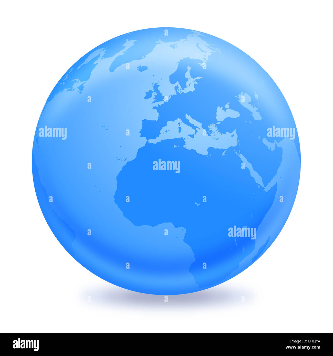 Blaue Erde Stockfoto