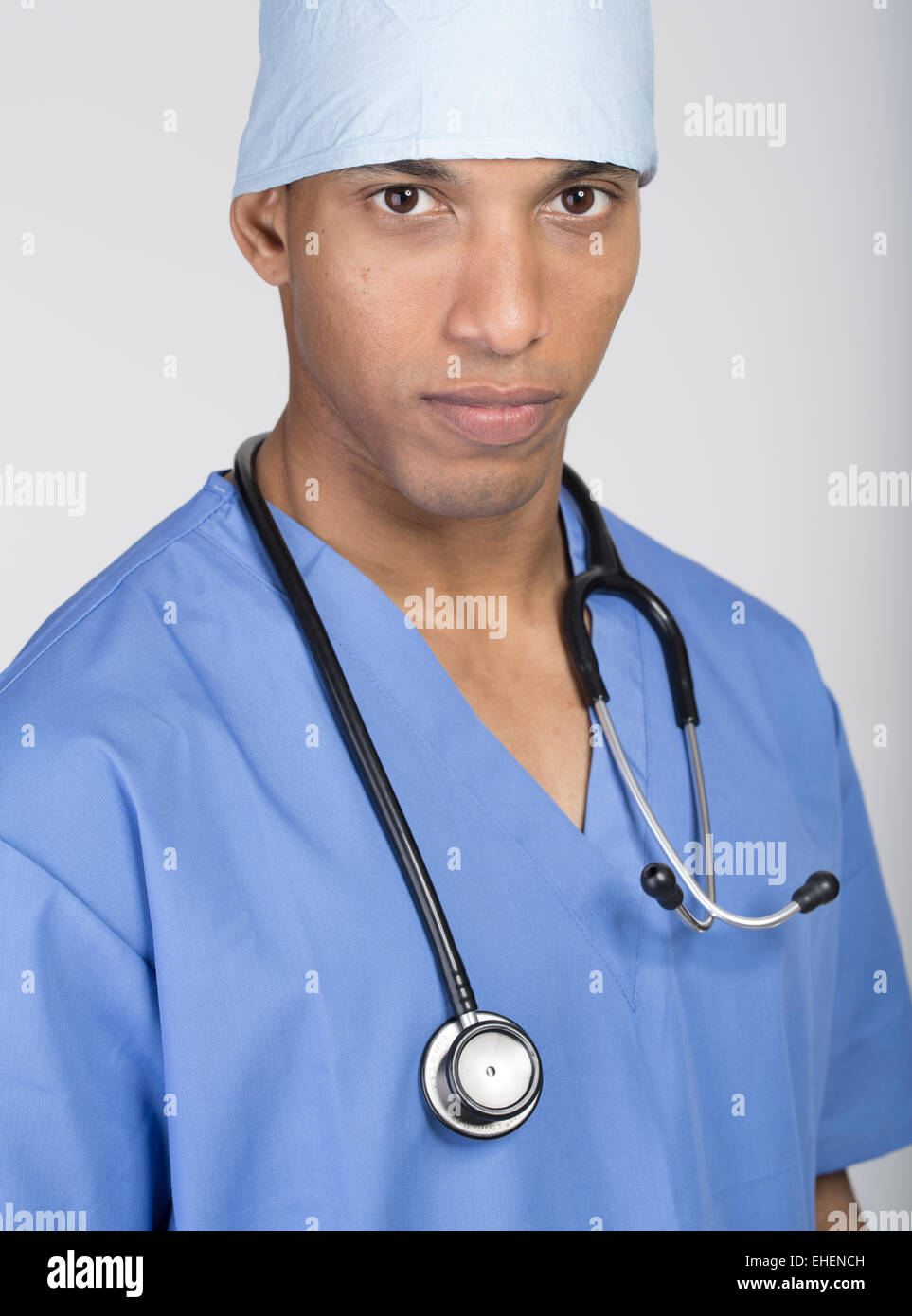 Junger Arzt / medical Student Stockfoto