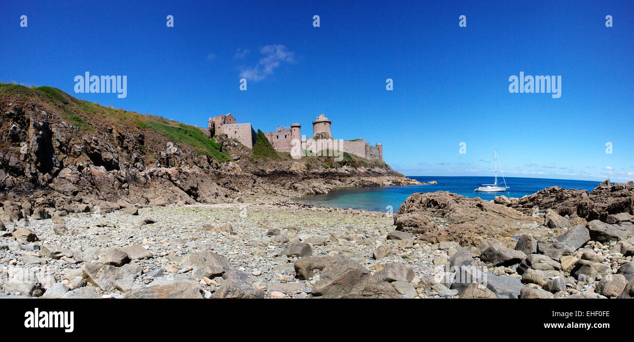 Fort La Latte Brittany France Stockfoto