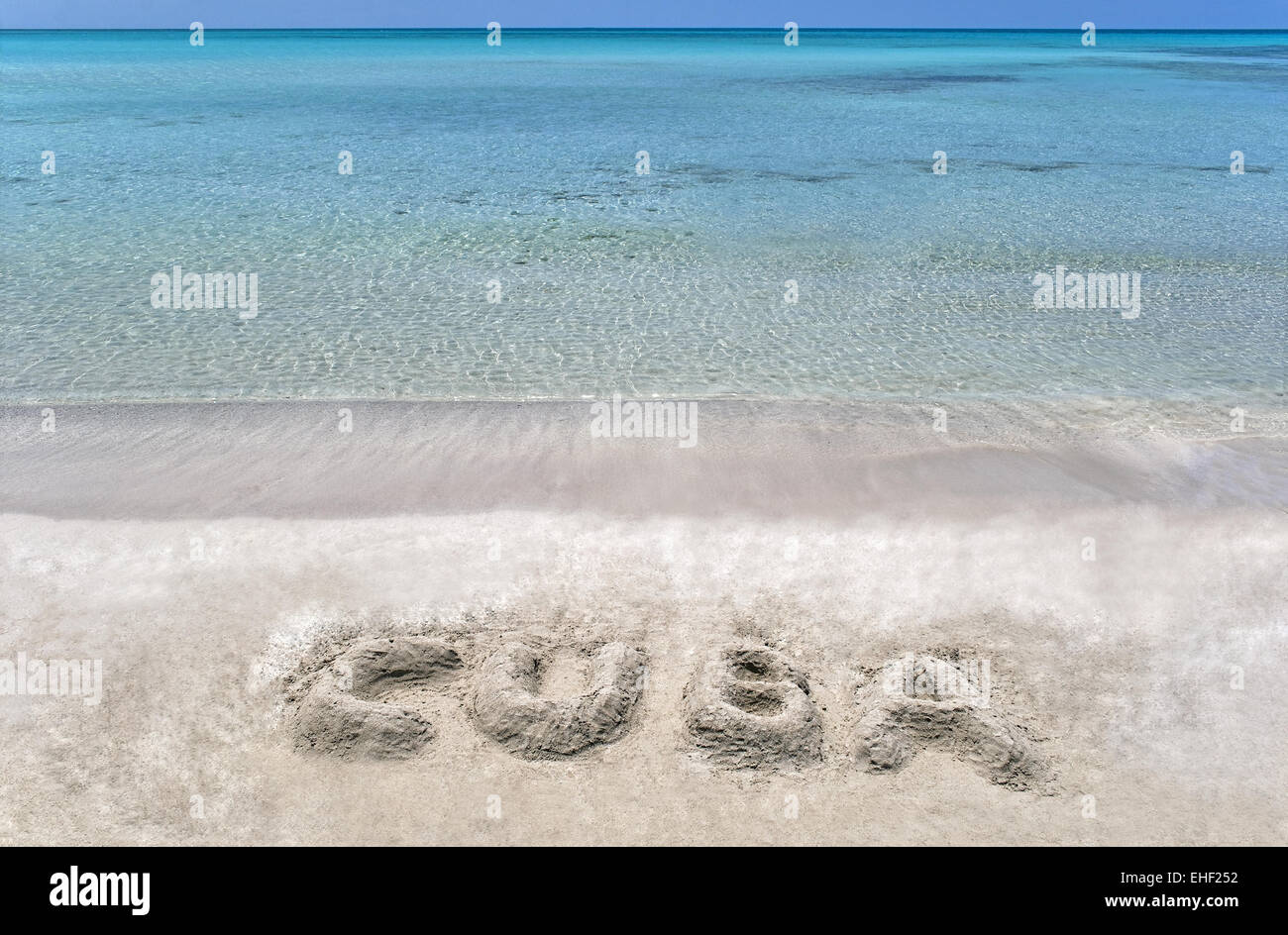 Kubanischen Strand. Stockfoto