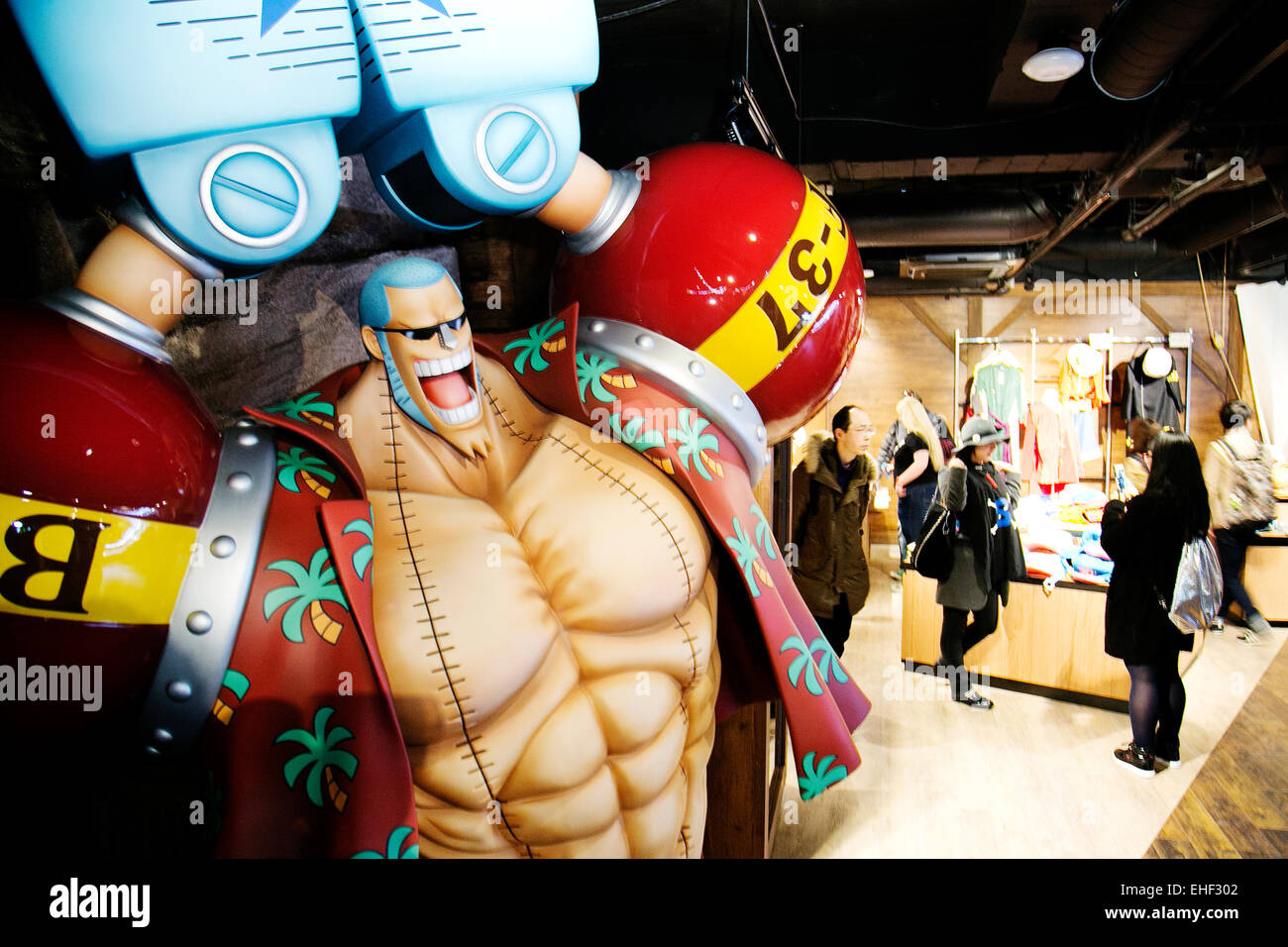 Tokio Japan 13 Marz 15 Tokyo Tower Eroffnet One Piece Attraktion Tokyo Tower Besucher Geniessen Die Neuen Themenpark Tokyo Ein Stuck Tower Die Neue Attraktion Am 13 Marz Eroffnet Und Basiert Auf