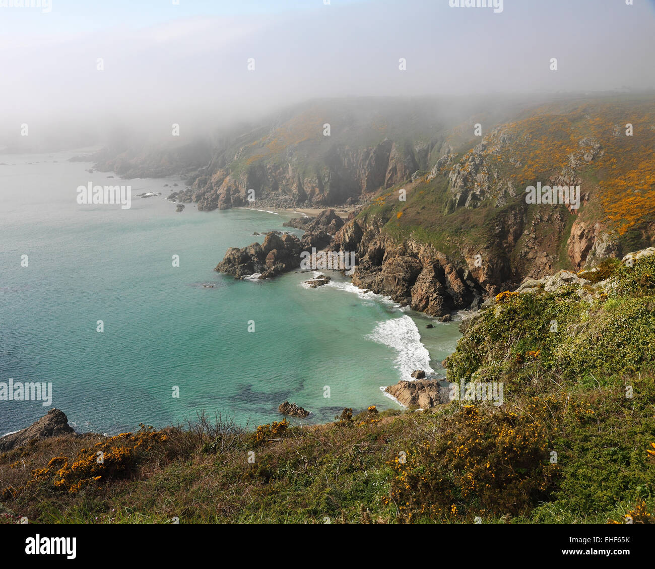 Südküste auf der Kanal-Insel Guernsey Stockfoto
