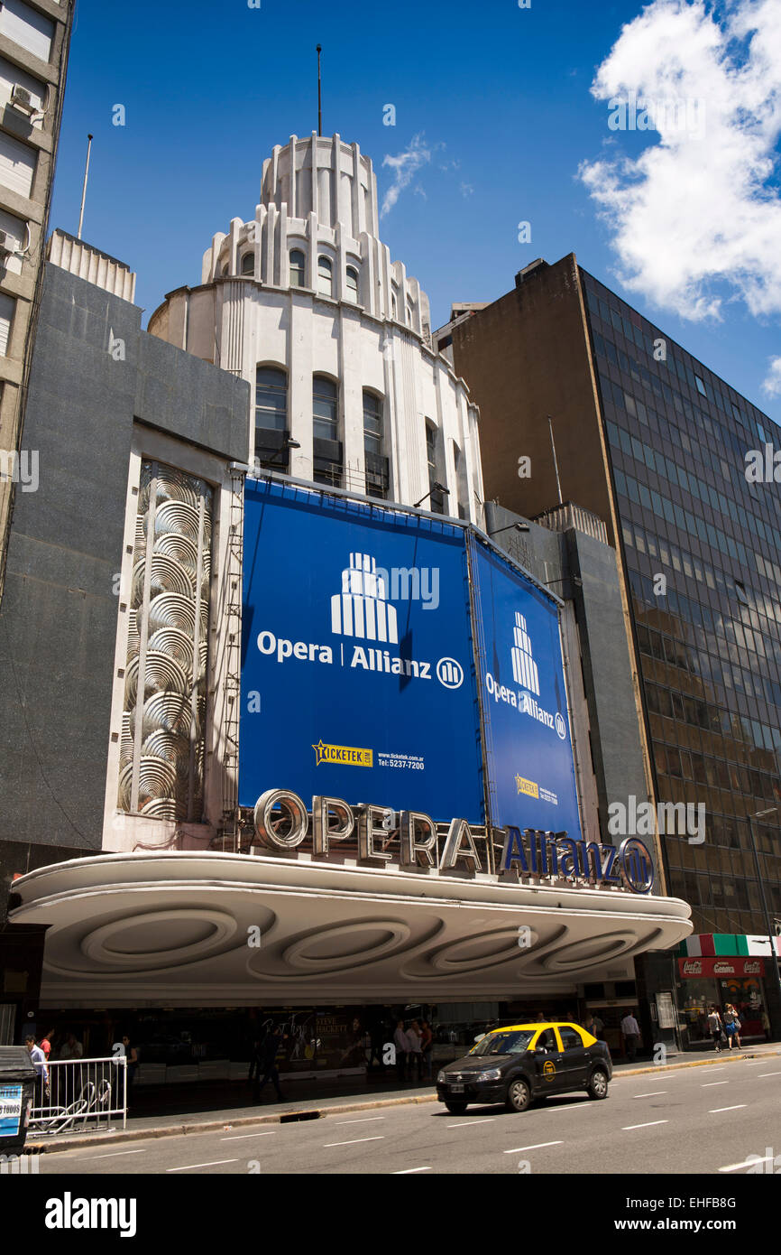 Argentinien, Buenos Aires, Avenida Corrientes, Opera Allianz Theater Stockfoto