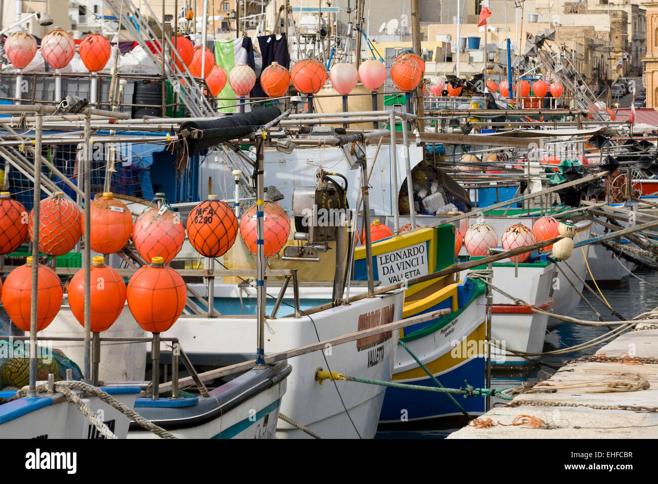Fishing Village von Marsaxlokk ein traditionelles Dorf in Malta Stockfoto