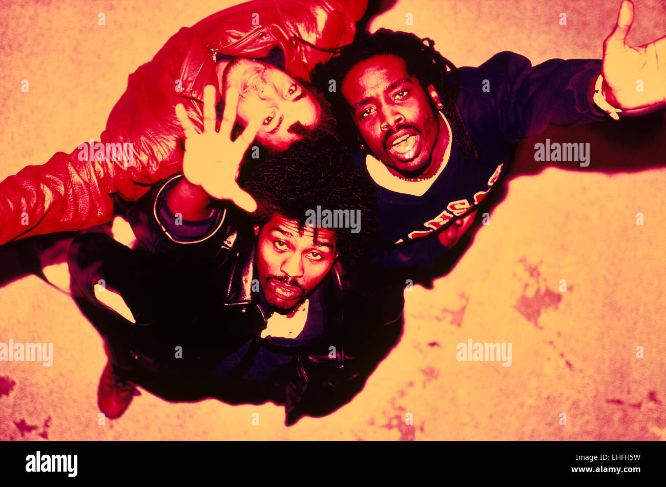 Porträt der Pharcyde. Stockfoto