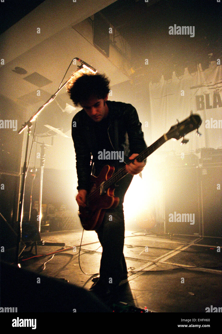 Black Rebel Motorcycle Club die live. Stockfoto