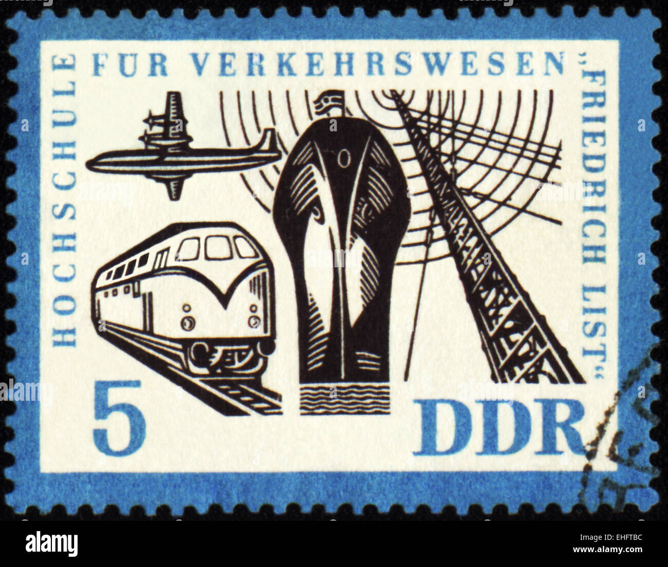 DDR - ca. 1962: Briefmarke gedruckt in DDR (Ostdeutschland) Stockfoto