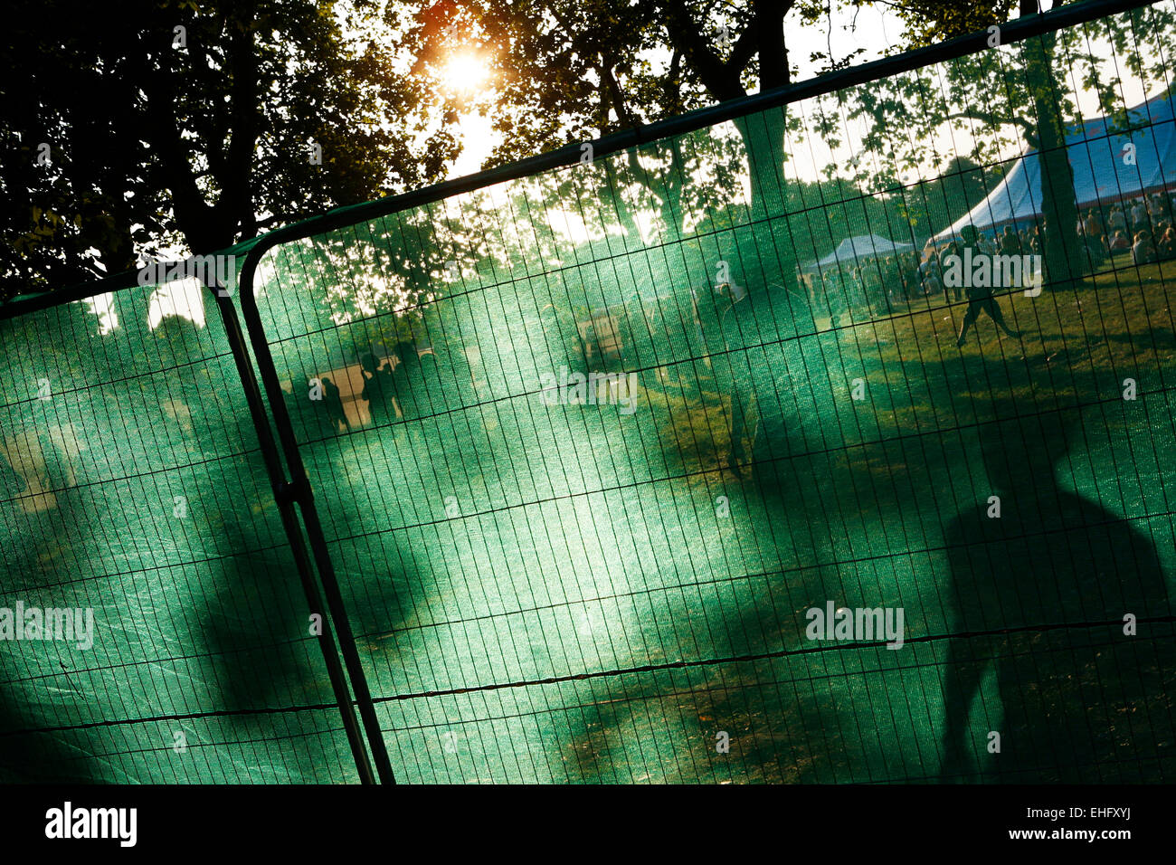 Field Day Festival im Victoria Park in London. Stockfoto