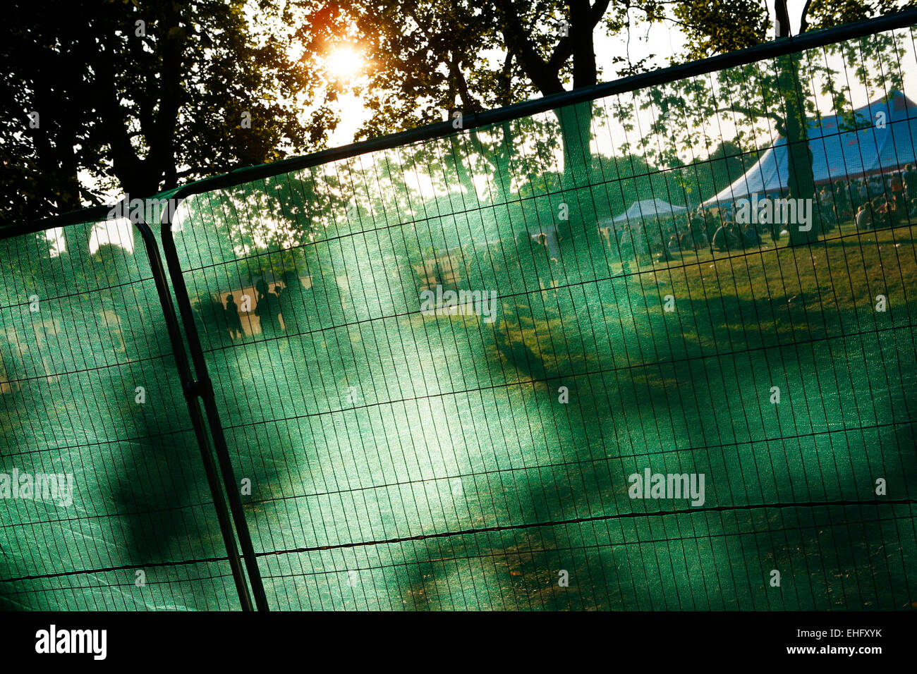 Field Day Festival im Victoria Park in London. Stockfoto