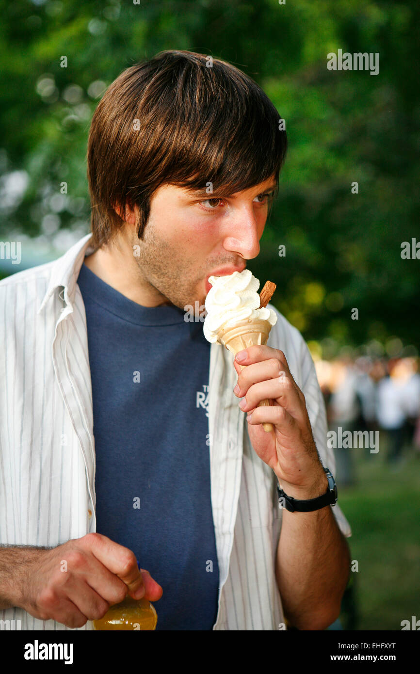 Field Day Festival im Victoria Park in London. Stockfoto