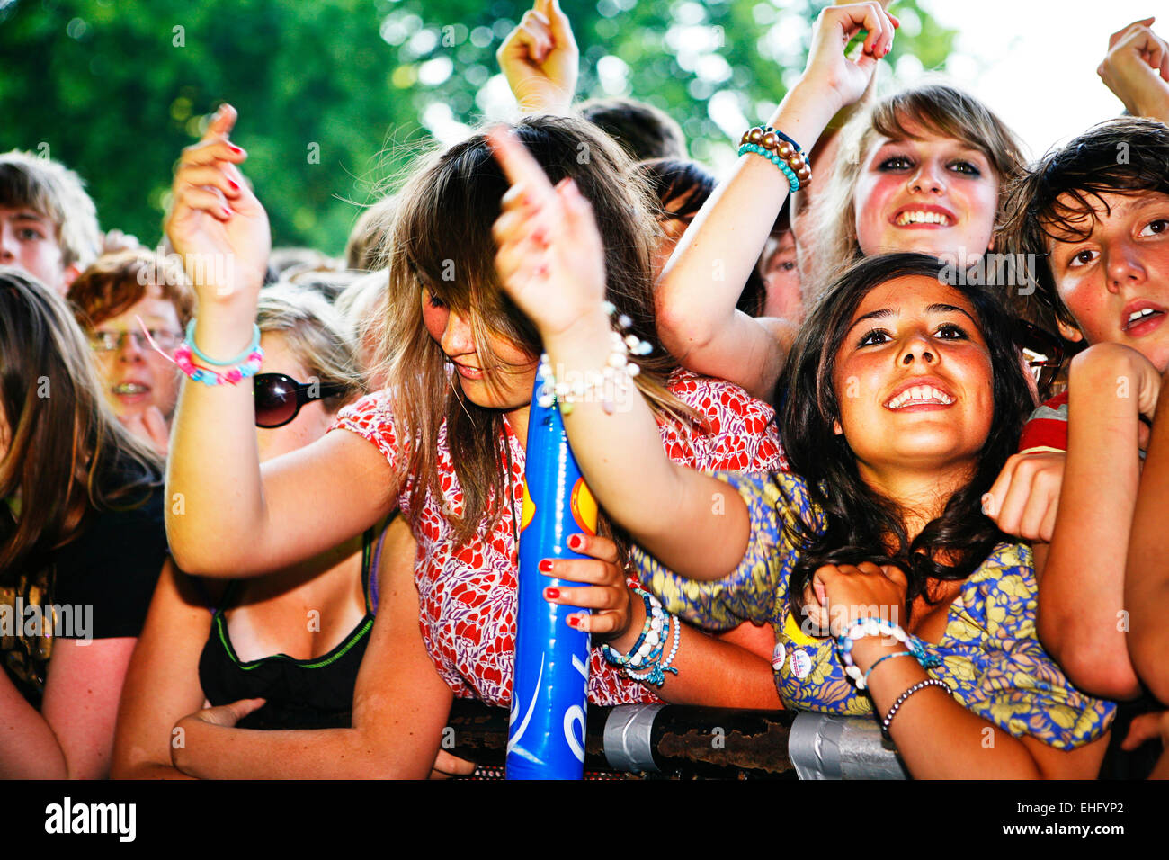 Minderjährigen Festival im Victoria Park in London. Stockfoto