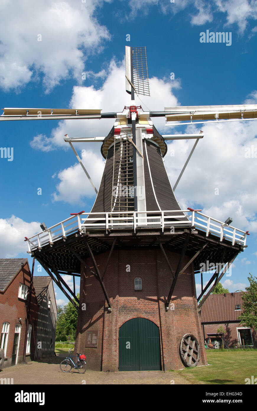 Mühle in den Niederlanden Stockfoto