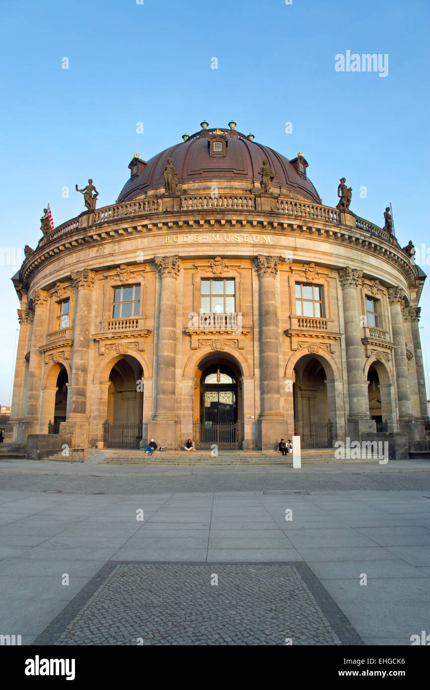 Die berühmten Bodemuseum in Berlin Stockfoto