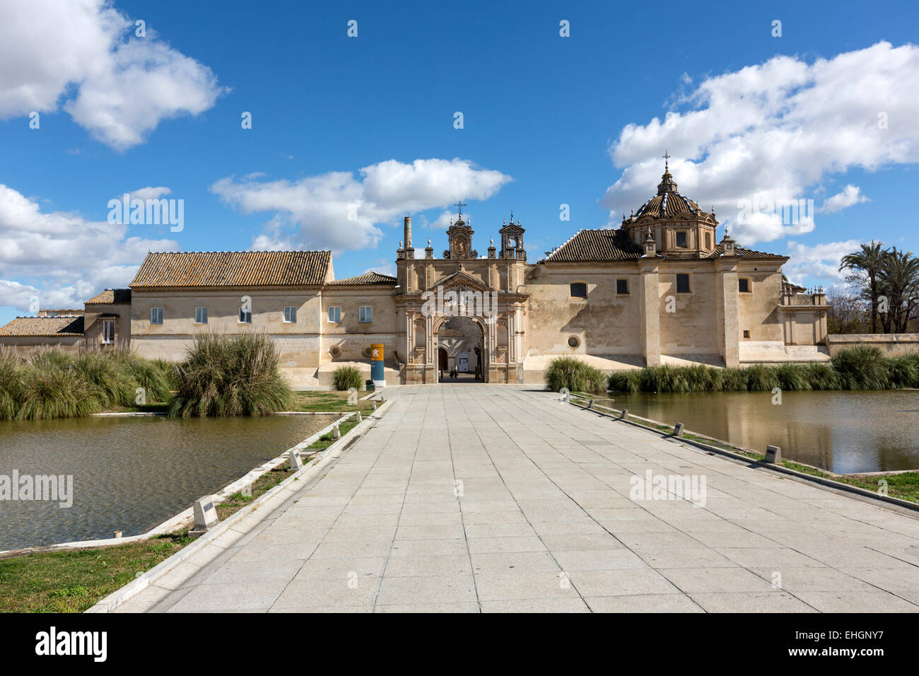 Andalusische Contemporary Art Center (The Centro Andaluz de Arte Contemporáneo (CAAC)) Stockfoto