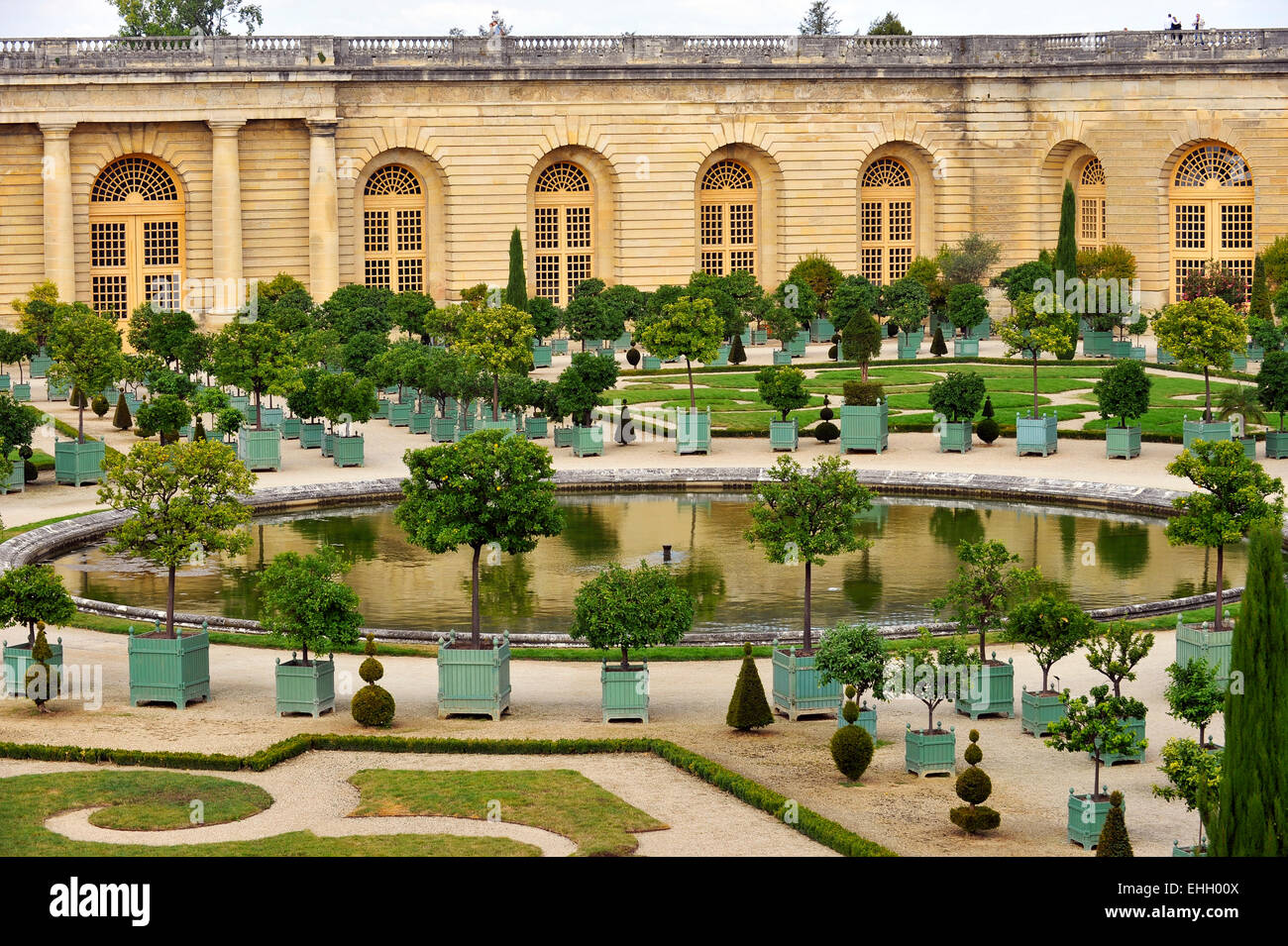 Schloss Versailles Garten Und Park Orangerie Ile Der Frankreich