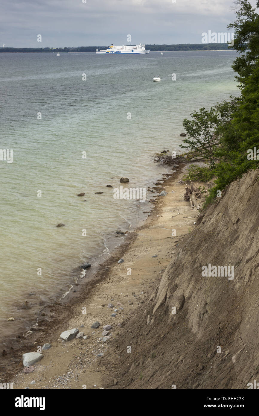 Brodtener Bluff an der Lübecker Bucht Stockfoto