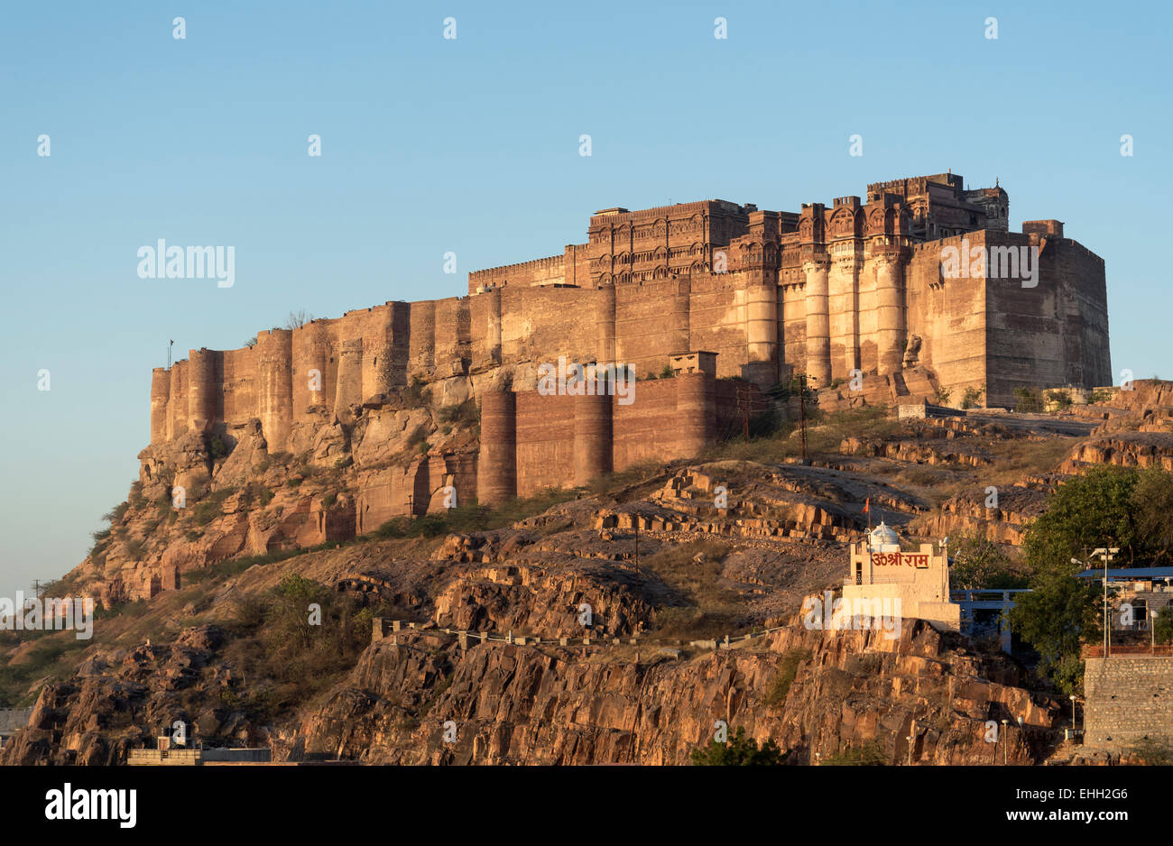 Mehrangarh Fort, Jodhpur, Rajasthan, Indien Stockfoto
