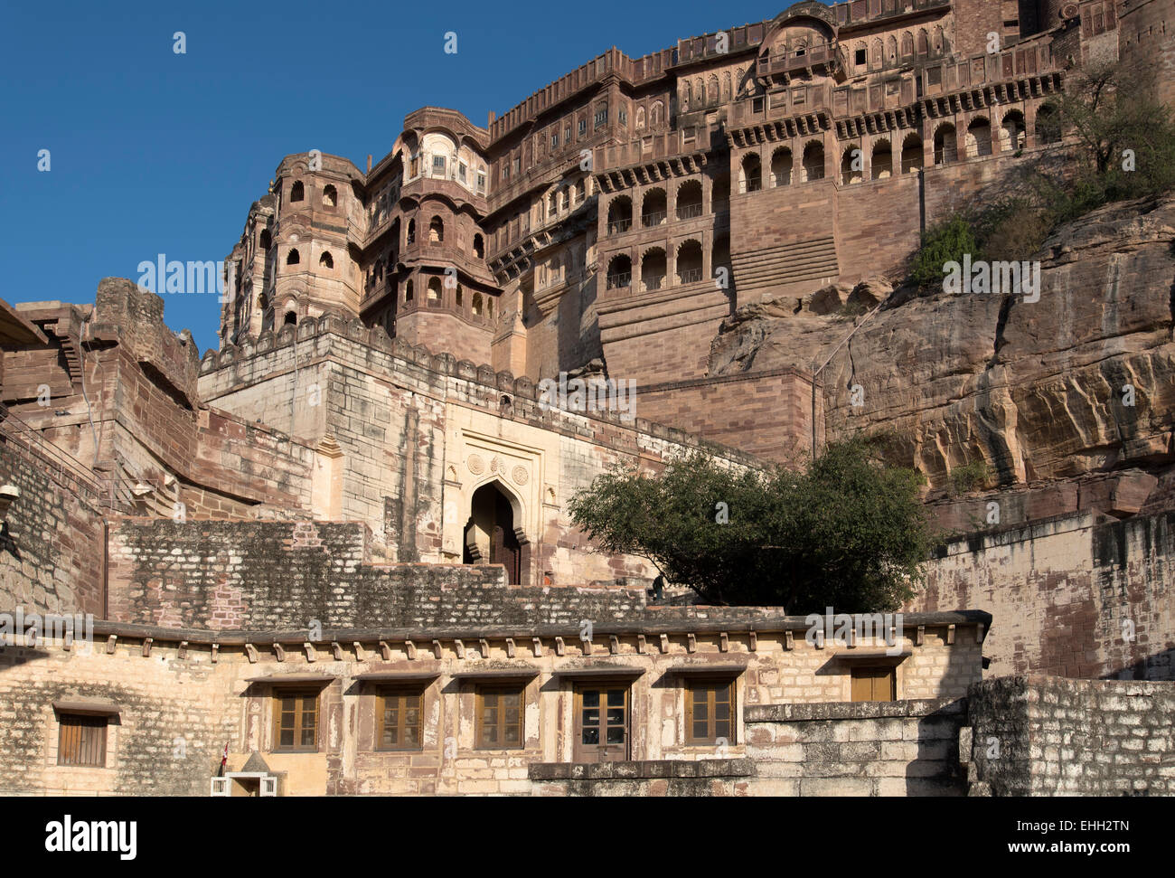 Mehrangarh Fort, Jodhpur, Rajasthan, Indien Stockfoto