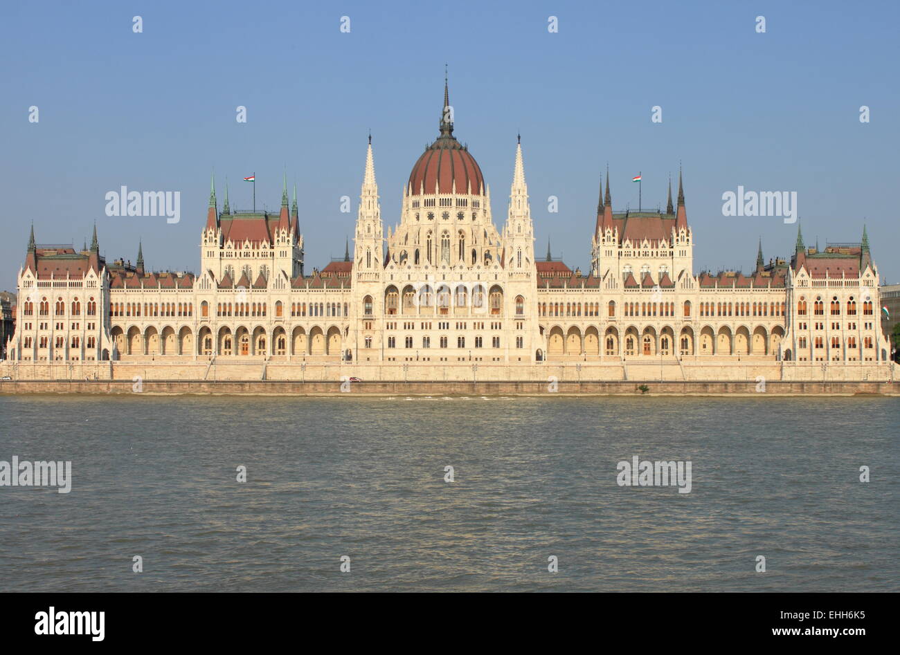 Parlamentsgebäude in Budapest Stockfoto