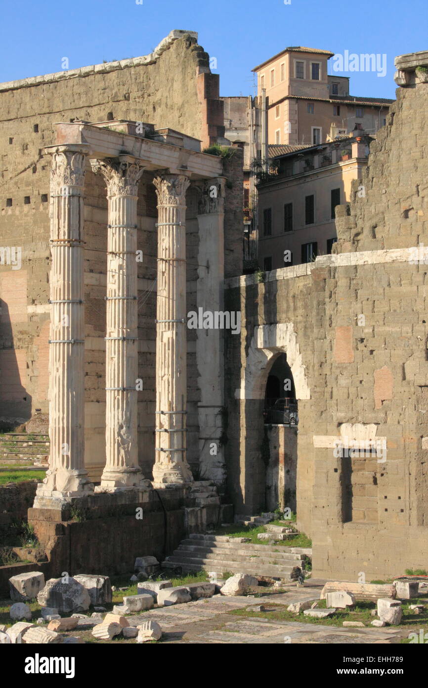 Trajan-Forum in Rom Stockfoto