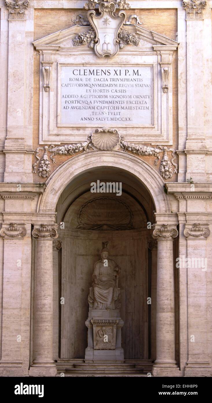 Renaissance-Ecke in Rom Stockfoto