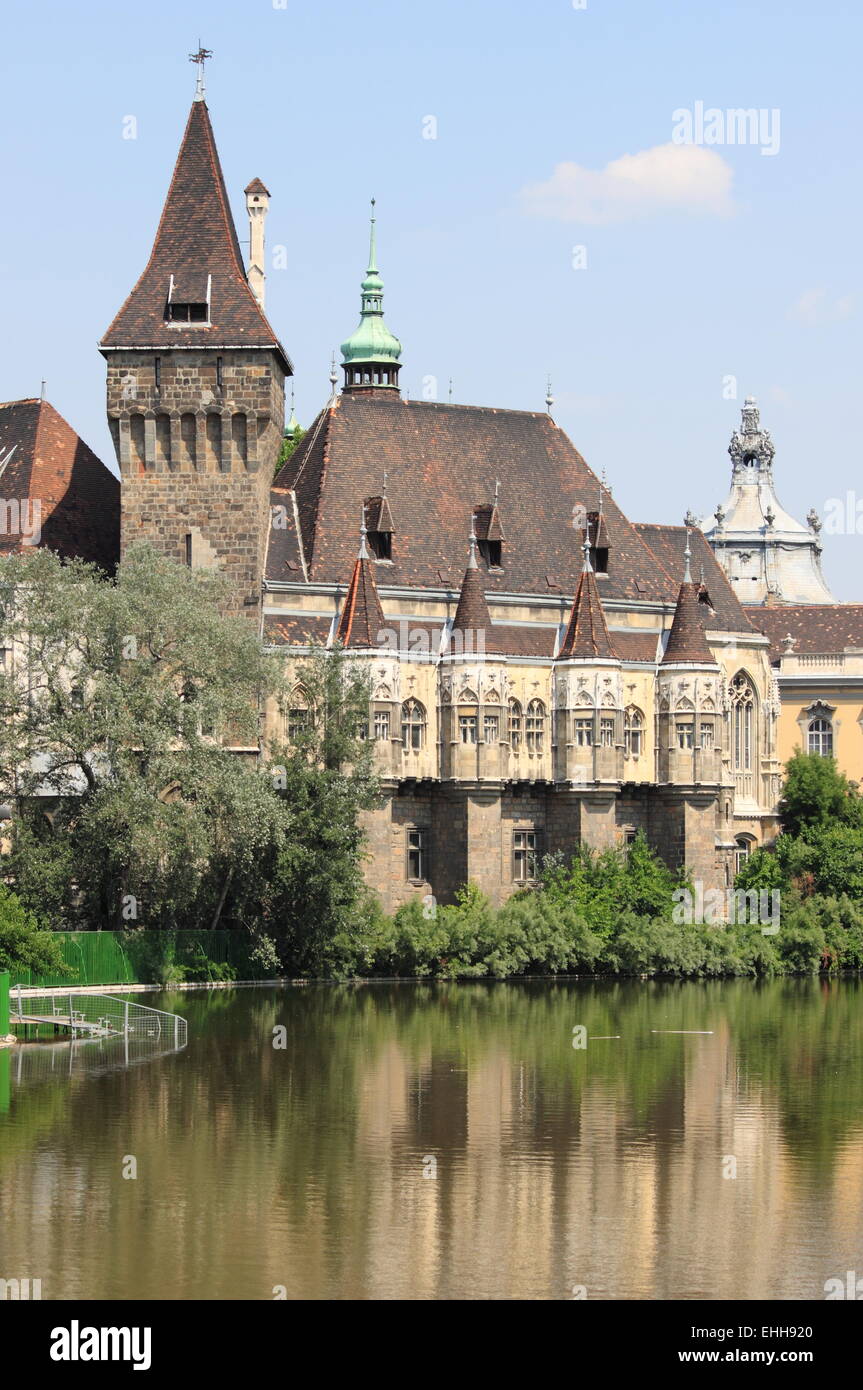 Vajdahunyad-Burg in Budapest Stockfoto