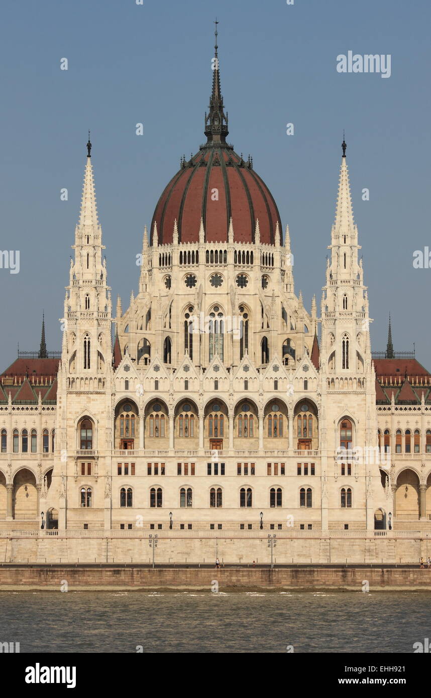 Parlamentsgebäude in Budapest Stockfoto
