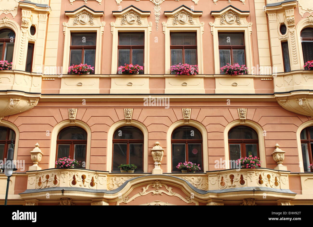 Stil der Renaissance-Palast in Prag Stockfoto