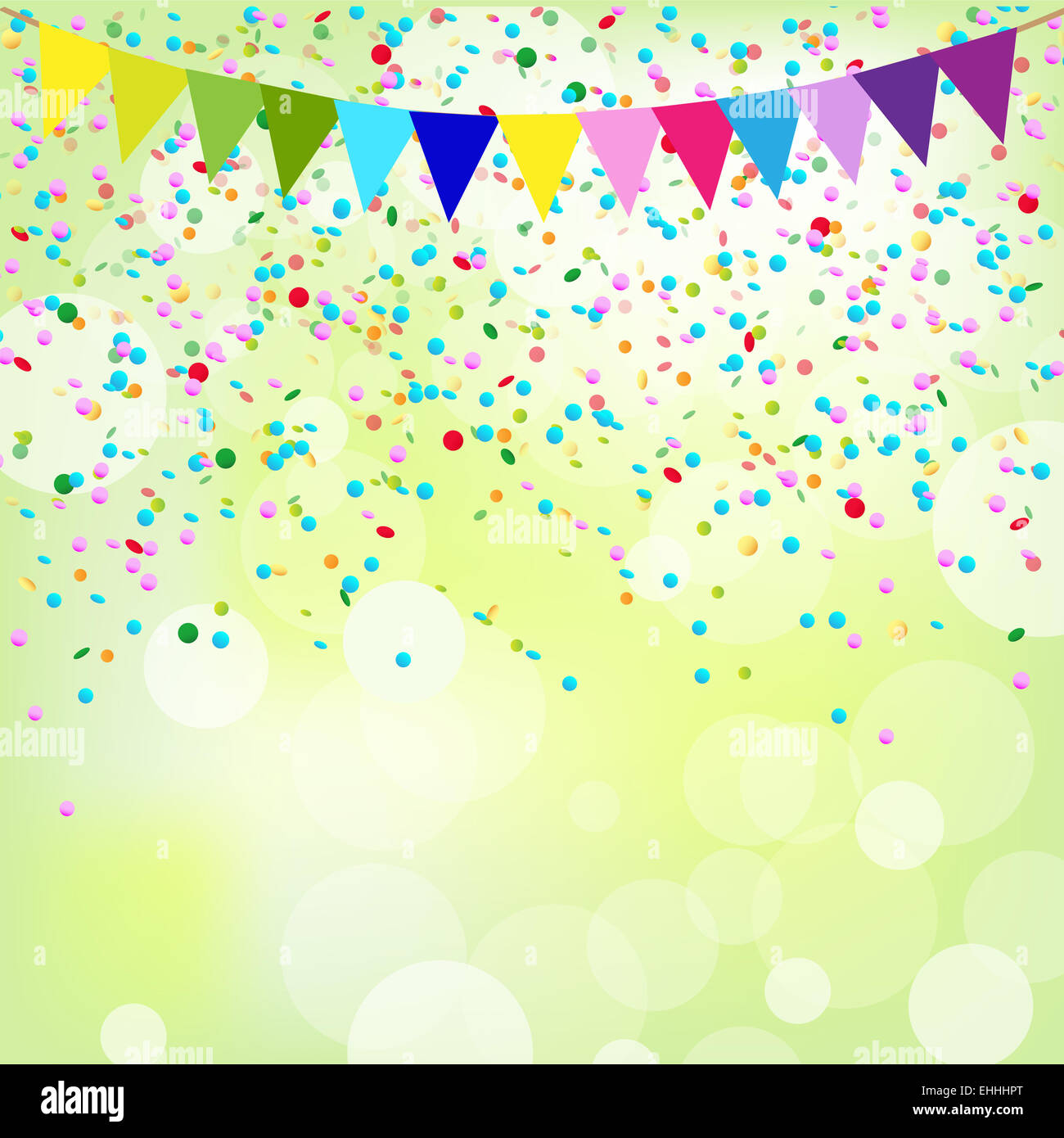 Geburtstag-Poster Stockfoto