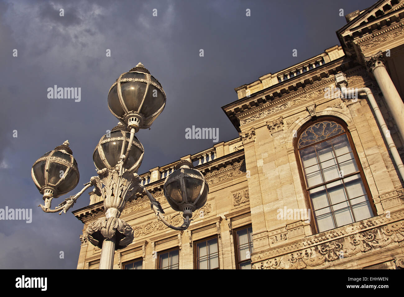 Dolmabahçe-Palast Stockfoto