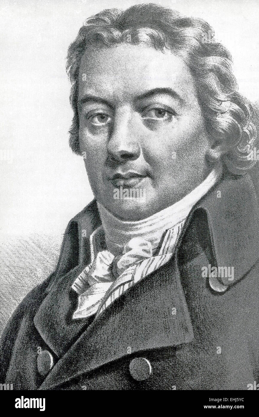 Edward Jenner, Englischer Arzt Und Wissenschaftler Und Pionier Der Pocken- Impfstoff, Der Weltweit Erste Impfstoff Stockfotografie - Alamy