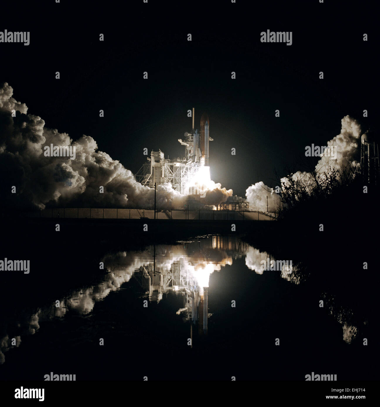 Space Shuttle Columbia Start Stockfoto