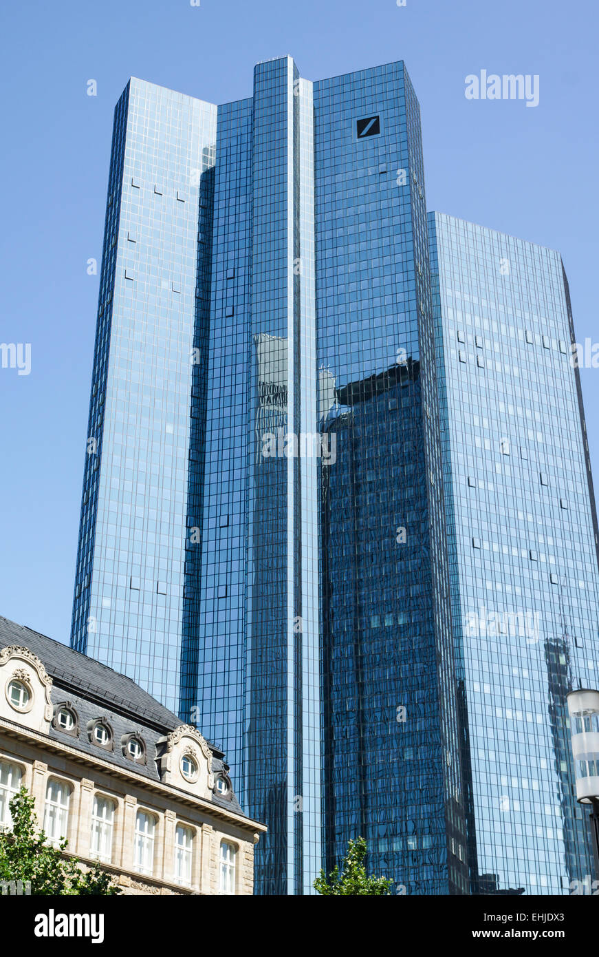 Deutsche Bank in Frankfurt am Main Stockfoto