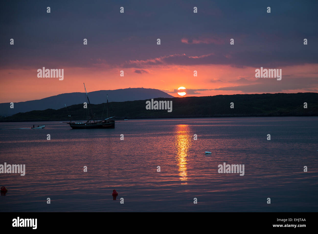 Baltimore Sonnenuntergang wilden Atlantik Weg Stockfoto