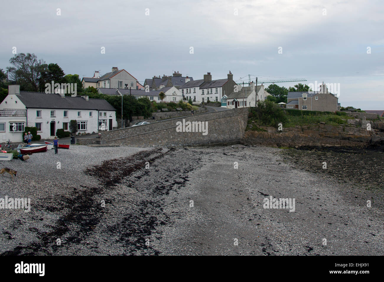 Moelfre Dorf Anglesey Wales uk Stockfotografie Alamy
